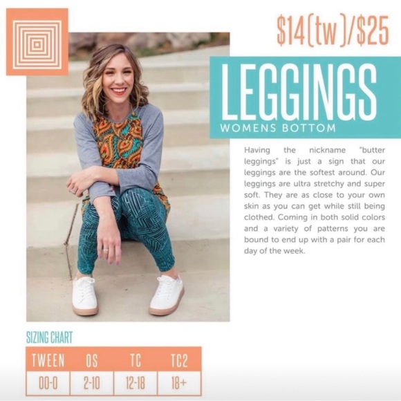 P10-NWOT LuLaRoe TC2 Tall & Curvy Multicolor Aztec Mummy Prints Stretch Leggings - Picture 11 of 11